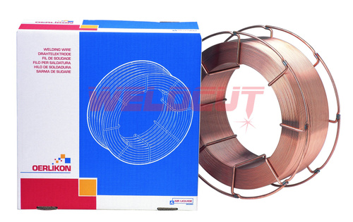 Copper coated basic flux cored wire Oerlikon FLUXOFIL 31 Ø1.6mm  
